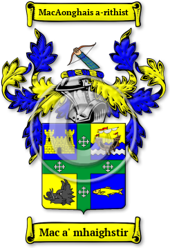 Mac a' mhaighstir Family Crest Download (jpg) Legacy Series - 150 DPI